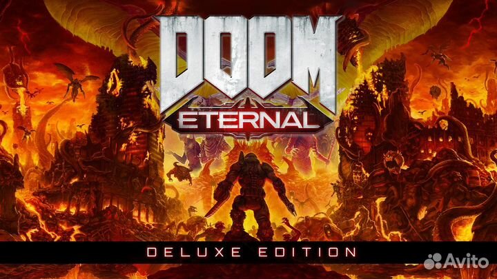 Doom Eternal Deluxe для PS4/PS5 (цифровая версия)