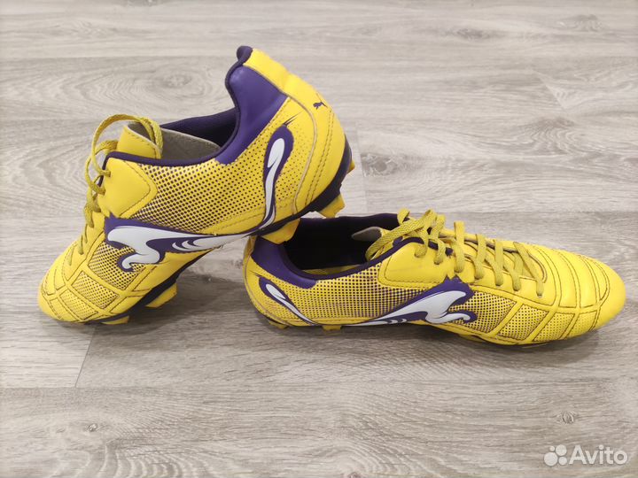 Бутсы Puma V5.11 TT Yellow-Purple