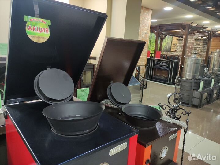 Твердотопливный котёл новый (уголь, дрова)