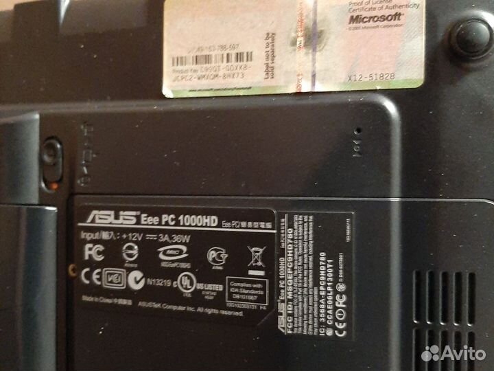Netbook Asus Eee PS 1000 HD