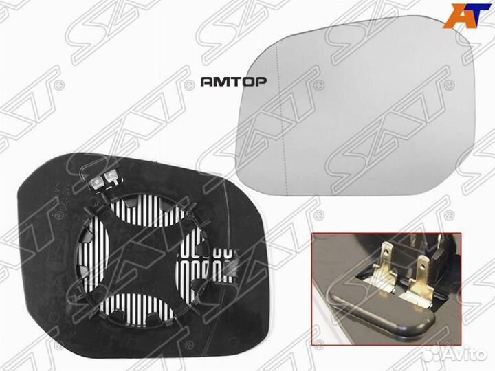 SAT ST-VW45-940G-2 Полотно зеркала VW caddy 15- LH