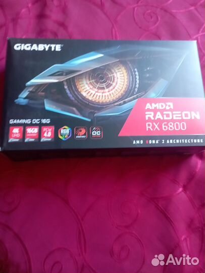 Видеокарта Gigabyte rx 6800 16gb