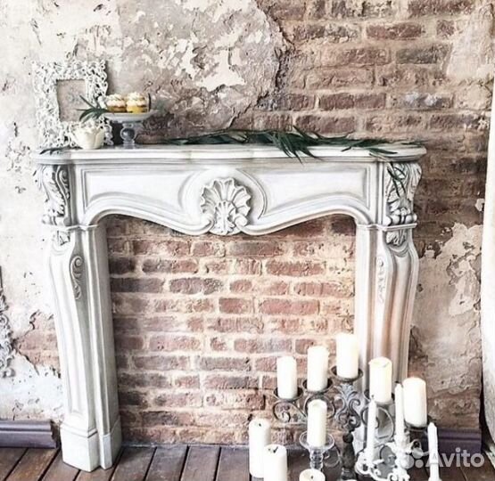Гипсовый каминый портал от производителя