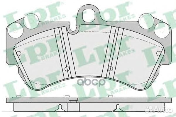 Колодки тормозные дисковые 05P1226 Lpr