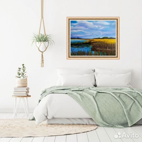 Картина маслом на холсте пейзаж