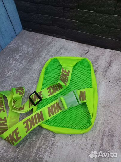 Сумка через плечо nike оранжевая