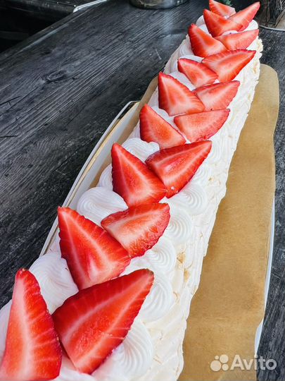 Меренговый рулет