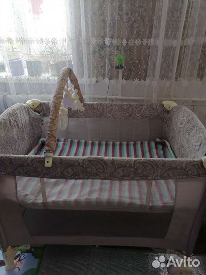 Детская кровать манеж бу от 0до 3лет