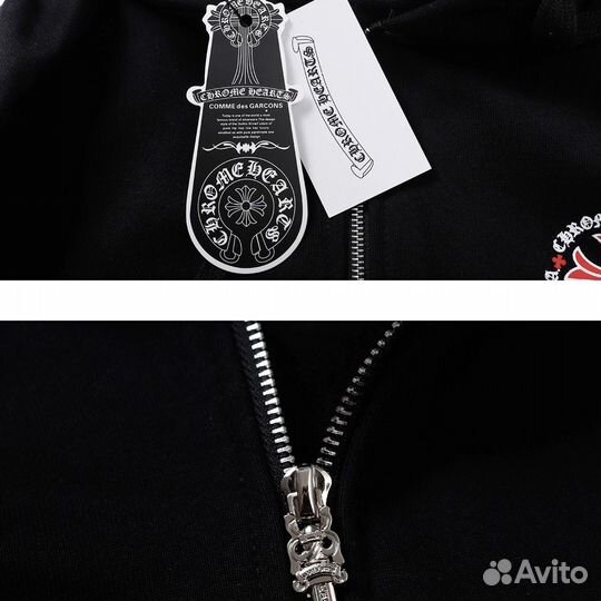 Толстовка (зип-худи) Chrome Hearts