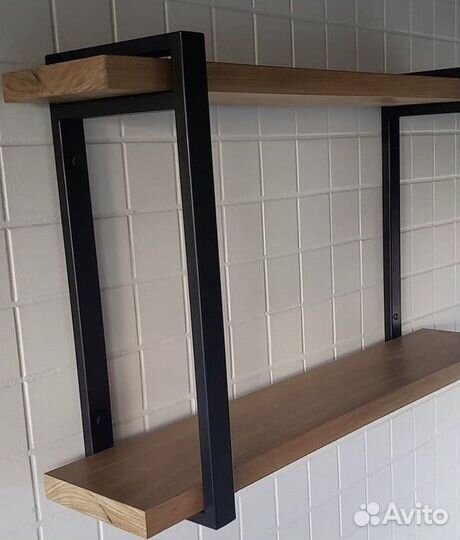 Полки в стиле лофт