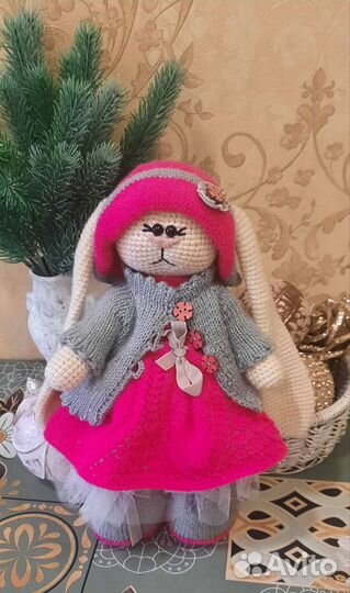 Игрушка Заяц ручная работа