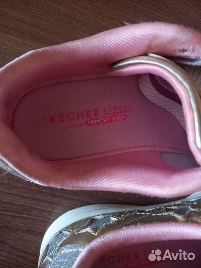 Кеды skechers для девочки оригинал