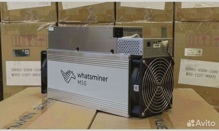 Новый Whatsminer m50 122T 28W GTD