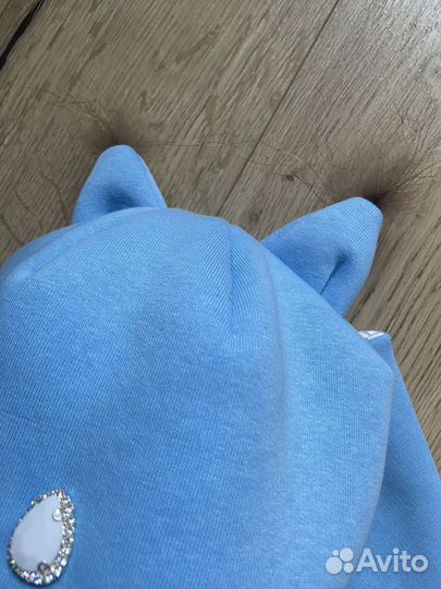 Шапка + снуд для девочки новая