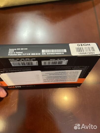 Жесткий диск SSD Samsung 500 гб SATA MZ-76E500BW