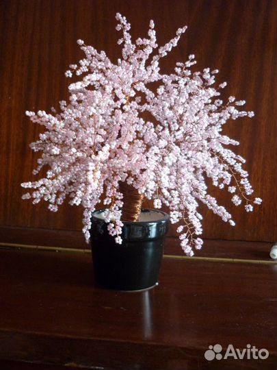 Дерево из бисеры -сакура