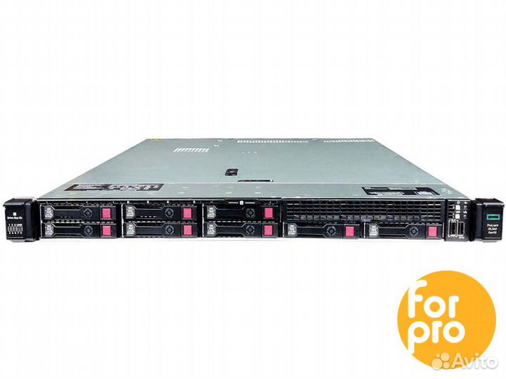 Сервер HP DL360 Gen10 8SFF P408 2x6226Gold 256GB