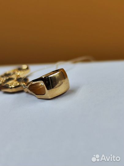 Золотой крест 585 пробы с чернением 7.07 гр