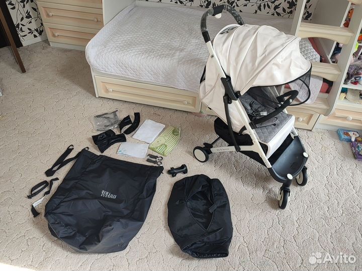 Новая коляска Yoya Plus из экокожи