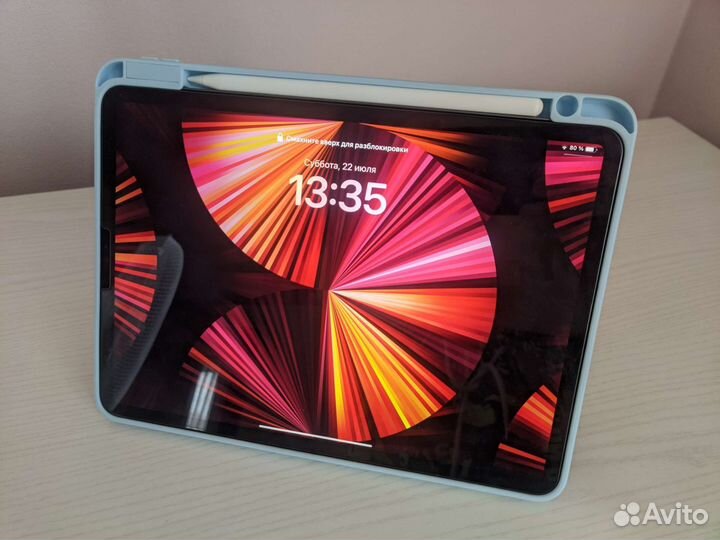 Чехол голубой, для iPad Pro 11 2,3,4 поколения
