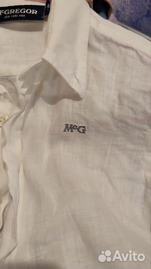 Льняная рубашка 128 см