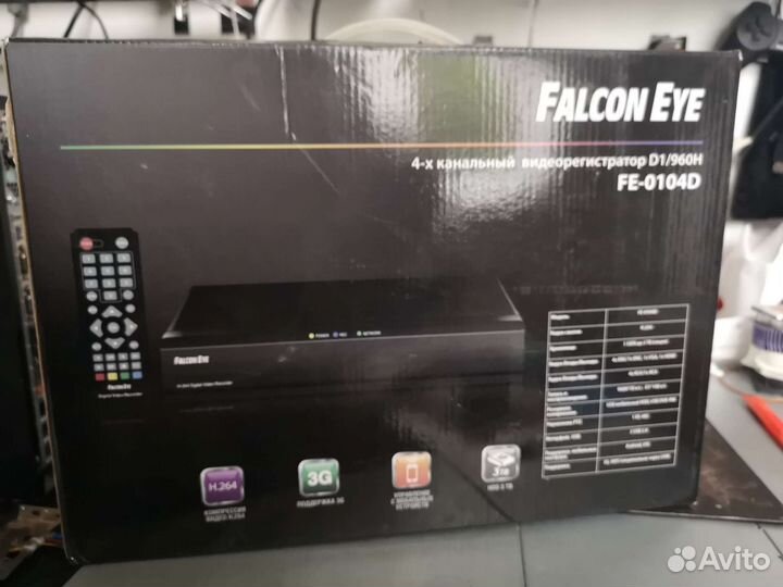 Видео регистратор 4х канальный Falcon Eye Новый