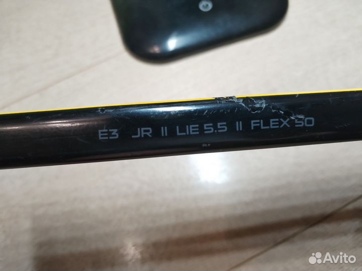 Клюшка хоккейная детская левый хват, easton