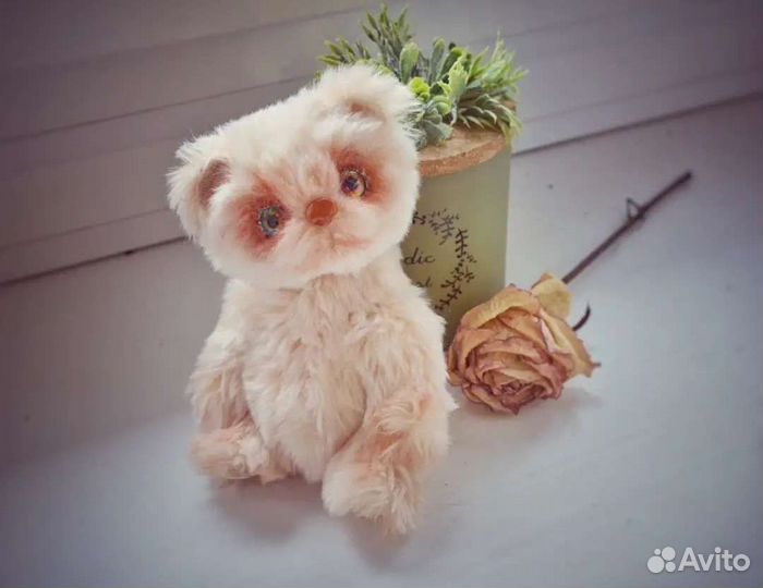 Игрушка ручной работы мишка тедди