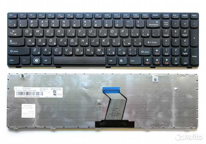 Клавиатура для ноутбука Lenovo G580, Z580