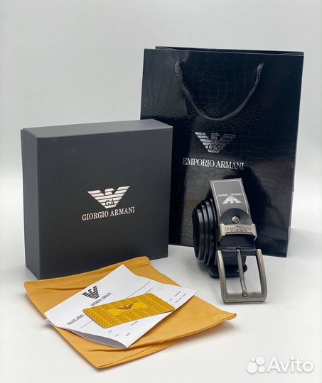 Мужской кожаный ремень