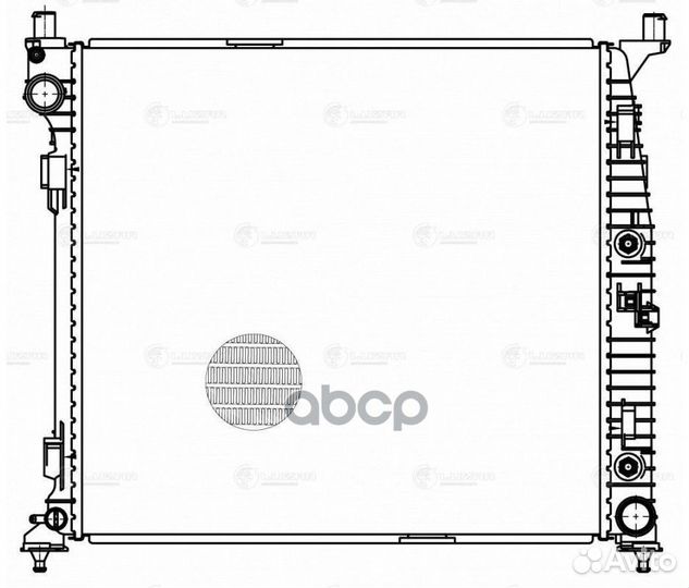 Радиатор охл. LRc15165 luzar
