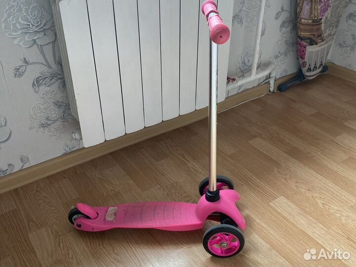 Самокат детский трехколесный бу