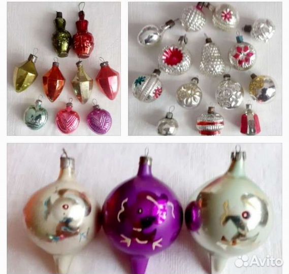 Елочные игрушки СССР. Красивые подвесочки