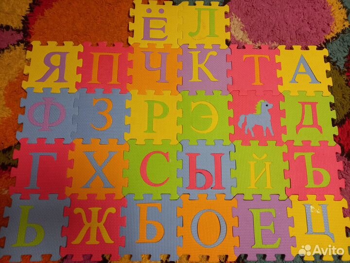 Мягкий коврик пазл