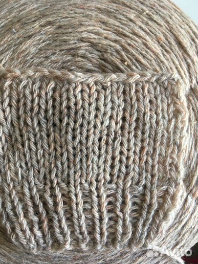 Пряжа меринос с шелком и льном