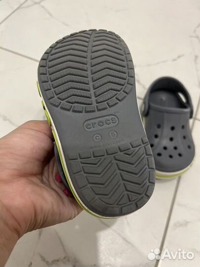 Crocs сабо детские c5 22 размер