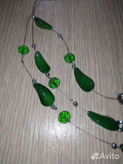 Ожерелье, серьги. Комплект