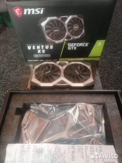 Видеокартах 1660 super msi ventus (на гарантии)