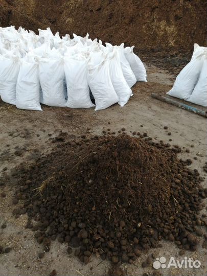 Конская подстилка в мешках (50 литров)