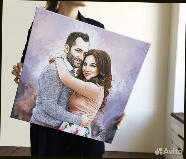 Портрет по фото 50на70 см