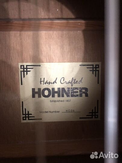 Гитара hohner hc06 нулевая