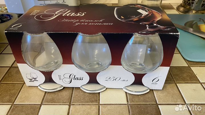 Бокалы набор 6 шт