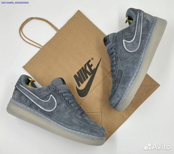 Кроссовки Nike Air Force 1 Low Grey (Арт.80507)