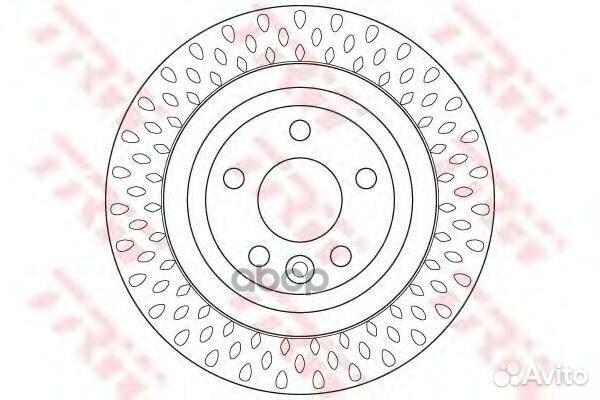 Диск тормозной volvo: S60 II 2.0 T/D3/D4/D5/D5