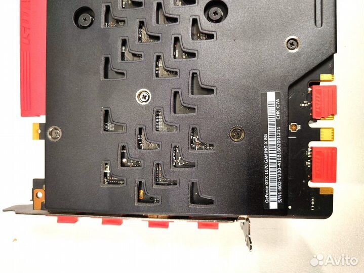 Видеокарта MSI Gaming X GTX 1070 8Gb