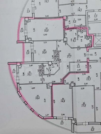3-к. квартира, 89,7 м², 14/17 эт.