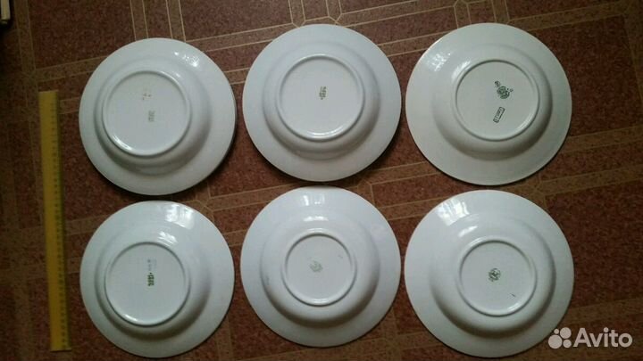 Тарелки глубокие, 50-60х годов, зик, Буди