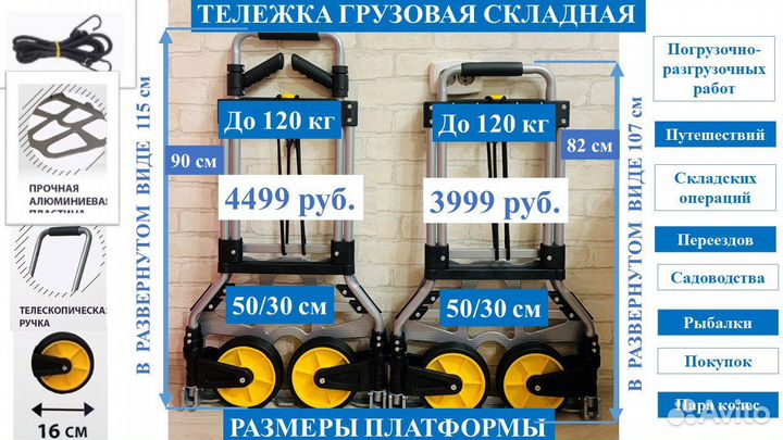 Тележка на 120 кг