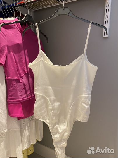Zara боди белое размер S новое