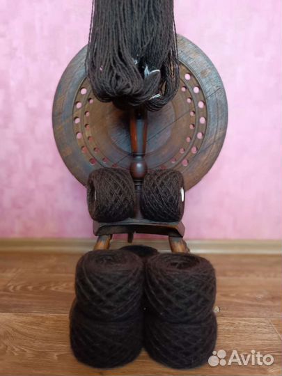 Пряжа из собачьей шерсти ручной работы